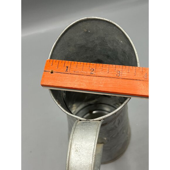 3 Metal Midwest Country Decor Tin Punch Candle Holder Galvanize Pitcher Windmill - Picture 5 of 16